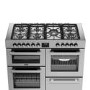 Belling Cookcentre 110cm Dual Fuel Range Cooker - Stainless Steel