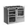 Belling Cookcentre 110cm Dual Fuel Range Cooker - Stainless Steel