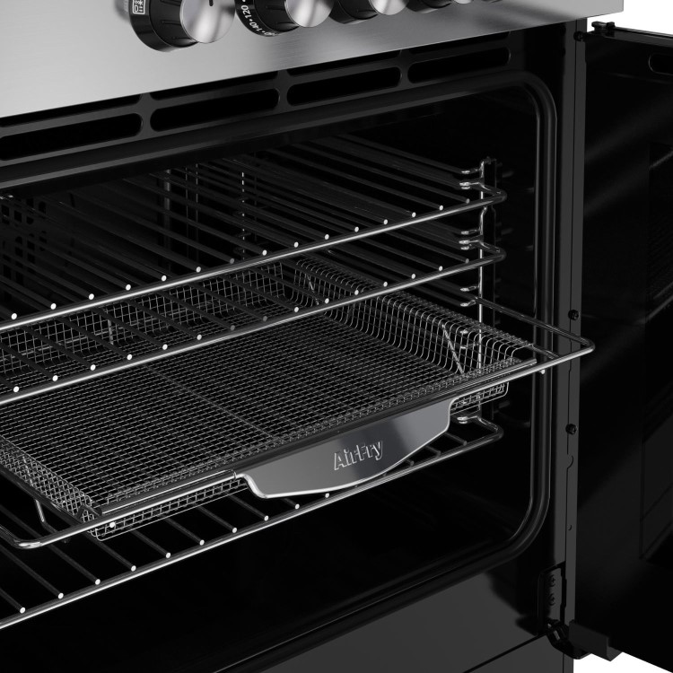 Belling Cookcentre 110cm Dual Fuel Range Cooker - Stainless Steel