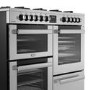Belling Cookcentre 110cm Dual Fuel Range Cooker - Stainless Steel