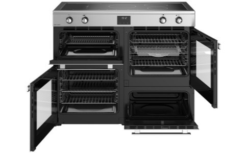 2 Ovens, Separate Grill, and Storage Compartment.