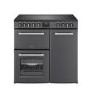 Belling Farmhouse 90cm Electric Range Cooker - Grey
