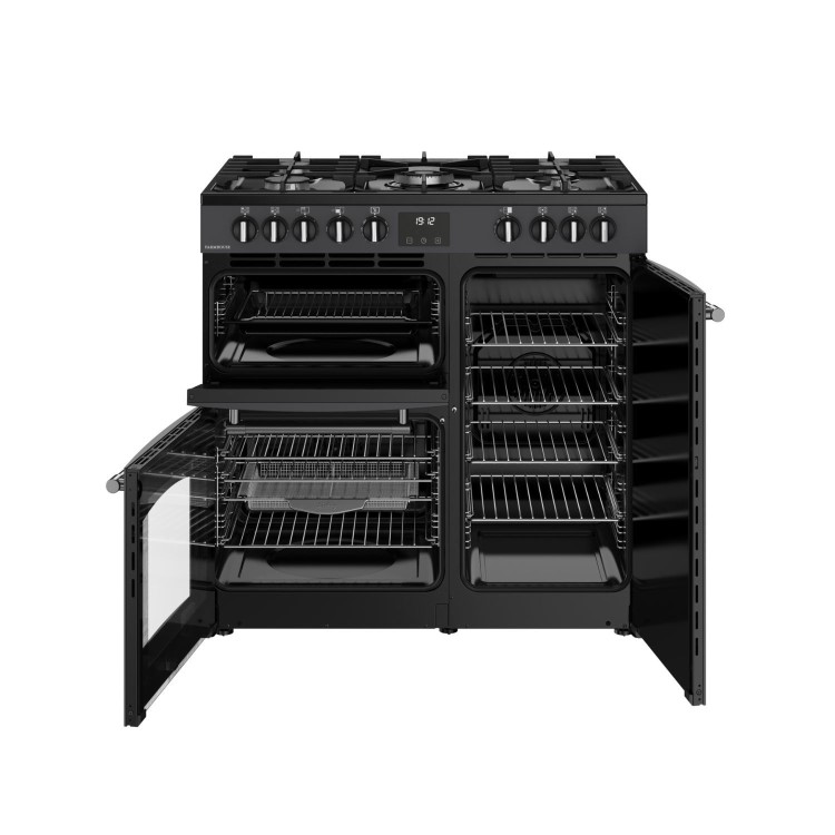 Belling Farmhouse 90cm Dual Fuel Range Cooker - Grey