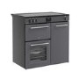 Belling Farmhouse 90cm Electric Induction Range Cooker - Grey