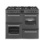Belling Farmhouse 100cm Dual Fuel Range Cooker - Grey