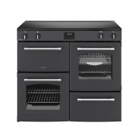 Belling Farmhouse 100cm Electric Induction Range Cooker - Grey