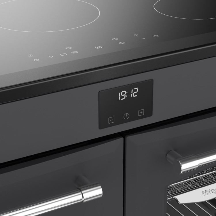 Belling Farmhouse 100cm Electric Induction Range Cooker - Grey