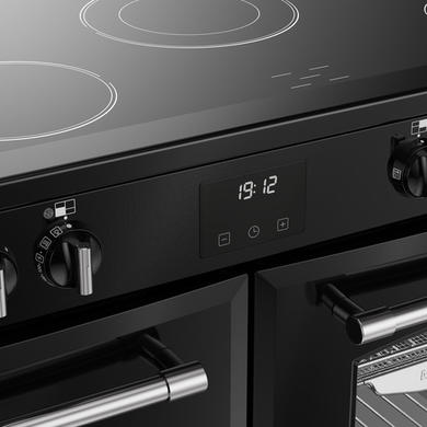 Refurbished Belling Farmhouse 110cm Electric Ceramic Range Cooker - Black