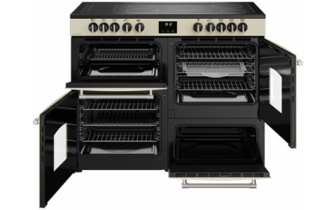 2 Ovens, Separate Grill, and Storage Compartment.