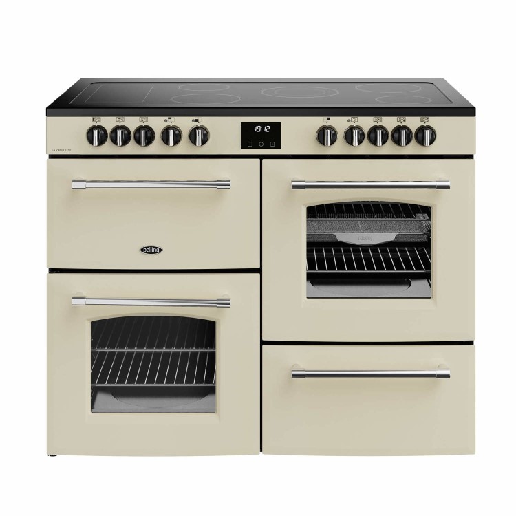 Belling Farmhouse 110cm Electric Range Cooker - Cream