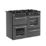 Belling Farmhouse 110cm Dual Fuel Range Cooker - Grey