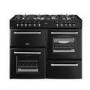 Belling Farmhouse 110cm Dual Fuel Range Cooker - Black