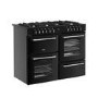 Belling Farmhouse 110cm Dual Fuel Range Cooker - Black
