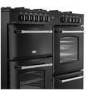 Belling Farmhouse 110cm Dual Fuel Range Cooker - Black