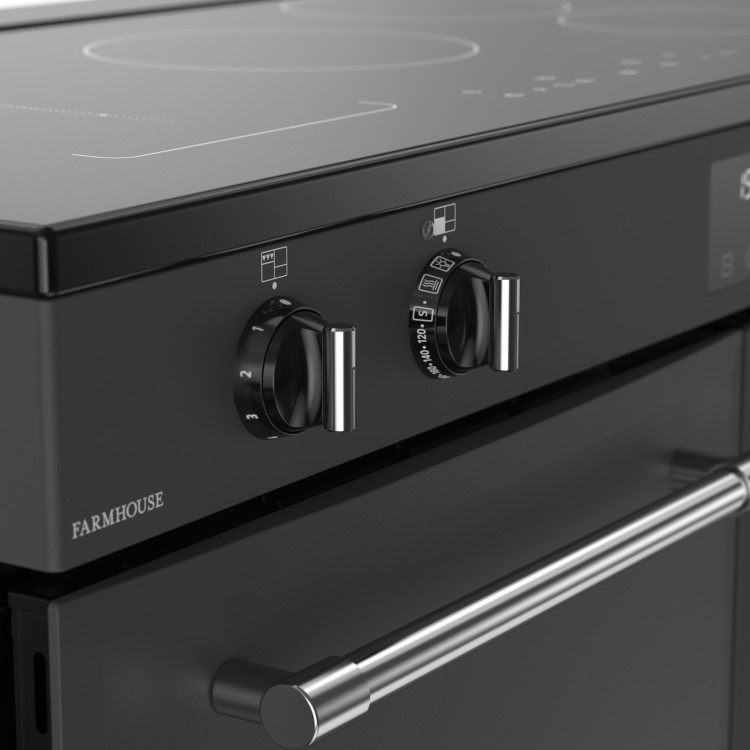 Belling Farmhouse 110cm Electric Induction Range Cooker - Grey