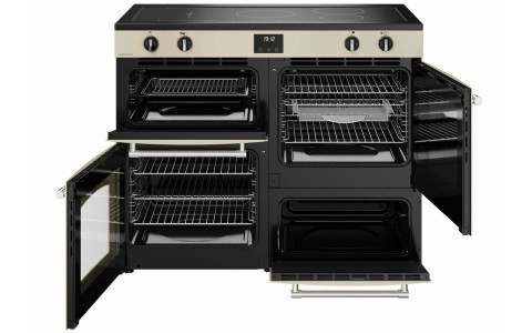2 Ovens, Separate Grill, and Storage Compartment.