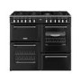 Refurbished Stoves Richmond 100cm Dual Fuel Range Cooker - Black
