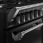 Refurbished Stoves Richmond 100cm Dual Fuel Range Cooker - Black