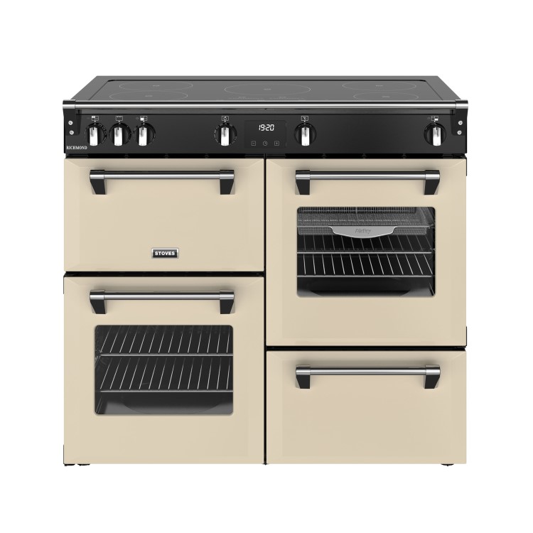 Refurbished Stoves Richmond 444411860 100cm Electric Induction Range Cooker Cream