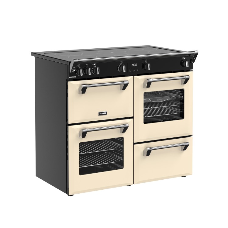 Refurbished Stoves Richmond 444411860 100cm Electric Induction Range Cooker Cream