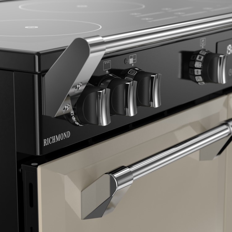 Refurbished Stoves Richmond 444411860 100cm Electric Induction Range Cooker Cream