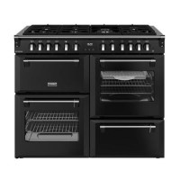 Stoves Richmond 110cm Dual Fuel Range Cooker - Black Stoves Richmond 110cm Dual Fuel Range Cooker - Black