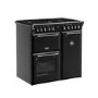 Stoves Richmond DX 90cm Dual Fuel Range Cooker - Black