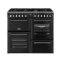 Stoves Richmond DX 100cm Dual Fuel Range Cooker - Black