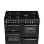 Stoves Richmond DX 100cm Dual Fuel Range Cooker - Black