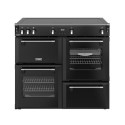 444411875 Stoves Richmond DX 100cm Electric Induction Range Cooker - Black