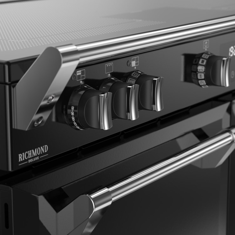 Stoves Richmond DX 110cm Electric Zoneless Induction Range Cooker - Black