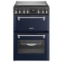 444412000 Stoves Richmond DX 60cm Electric Induction Cooker - Midnight Blue