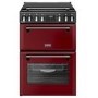 Stoves Richmond DX 60cm Electric Induction Cooker - Garnet Red