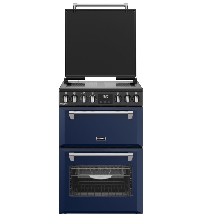 Stoves Richmond DX 60cm Electric Induction Cooker - Midnight Blue