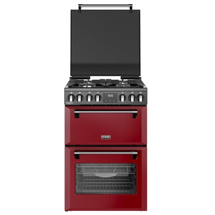 Stoves Richmond DX 60cm Dual Fuel Cooker - Garnet Red