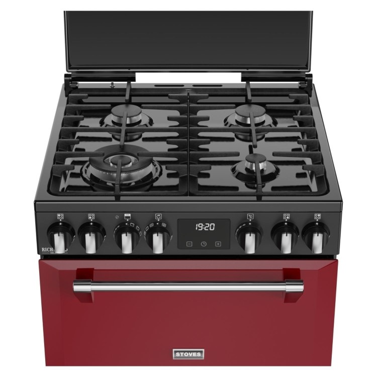 Stoves Richmond DX 60cm Dual Fuel Cooker - Garnet Red