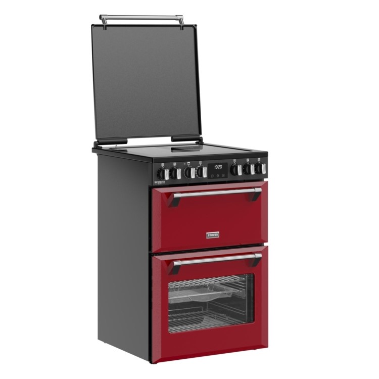 Stoves Richmond DX 60cm Electric Induction Cooker - Garnet Red