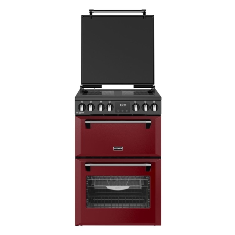 Stoves Richmond DX 60cm Electric Induction Cooker - Garnet Red
