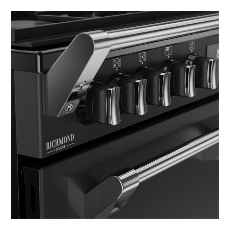 Stoves Richmond DX 90cm Dual Fuel Range Cooker - Anthracite Grey