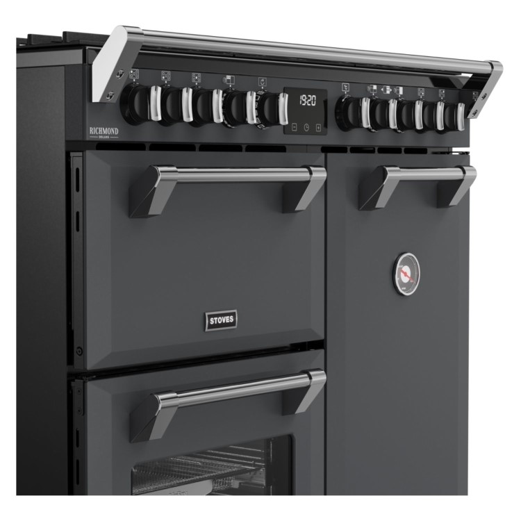 Stoves Richmond DX 90cm Dual Fuel Range Cooker - Anthracite Grey