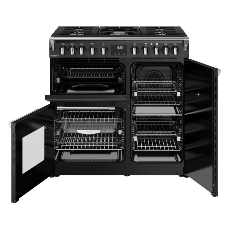 Stoves Richmond DX 90cm Dual Fuel Range Cooker - Anthracite Grey