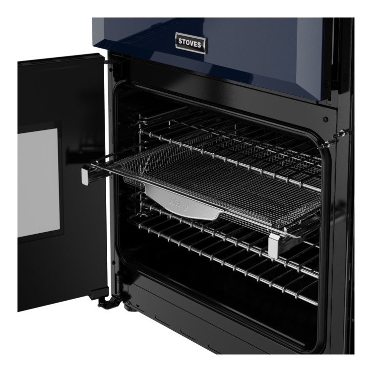Stoves Richmond DX 90cm Dual Fuel Range Cooker - Midnight Blue