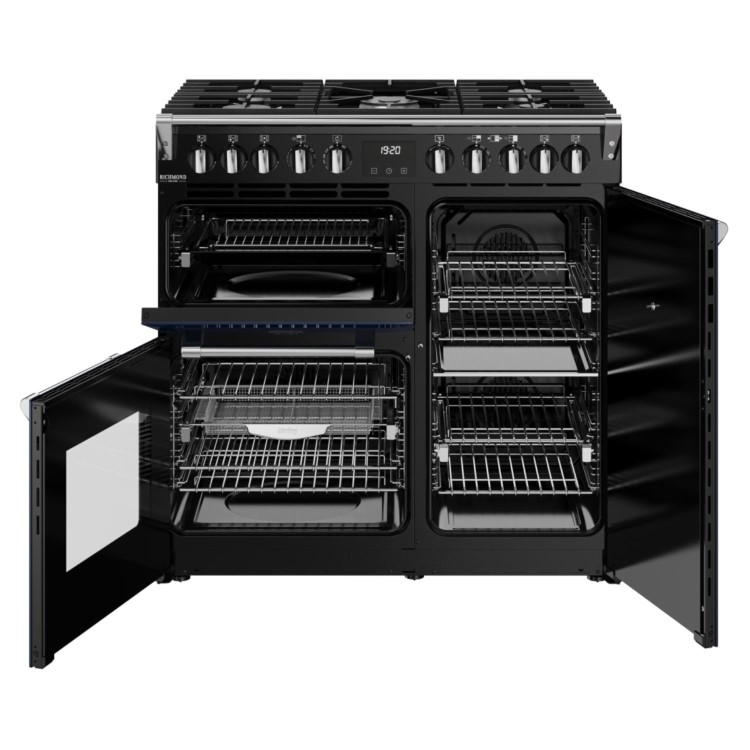 Stoves Richmond DX 90cm Dual Fuel Range Cooker - Midnight Blue