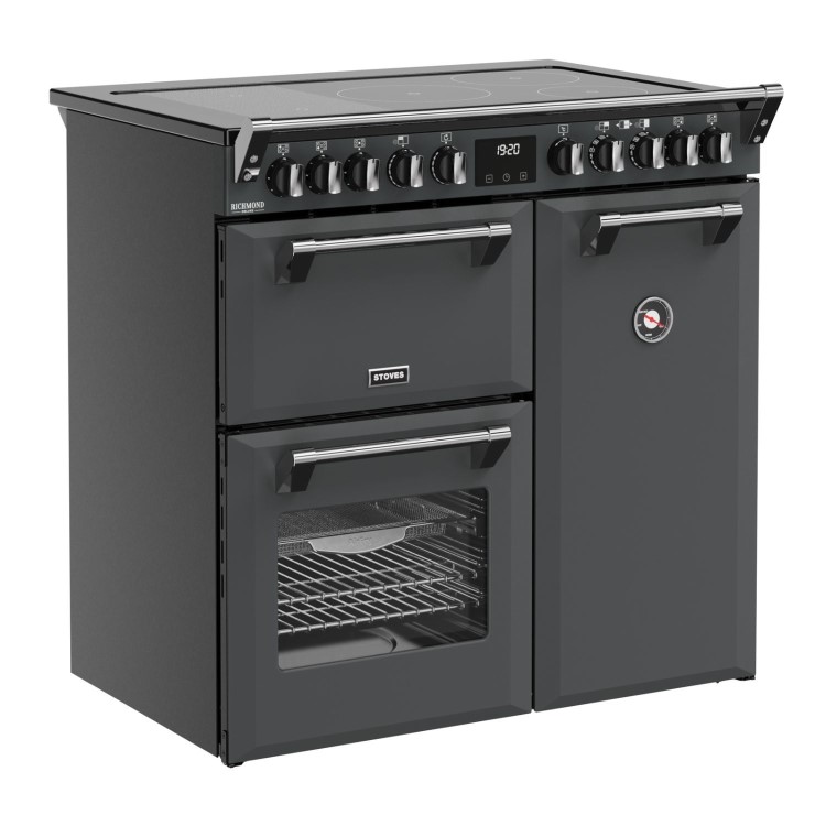 Stoves Richmond DX 90cm Electric Induction Range Cooker - Grey