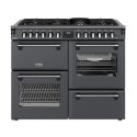 444412027 Stoves Richmond DX 110cm Dual Fuel Range Cooker - Anthracite Grey