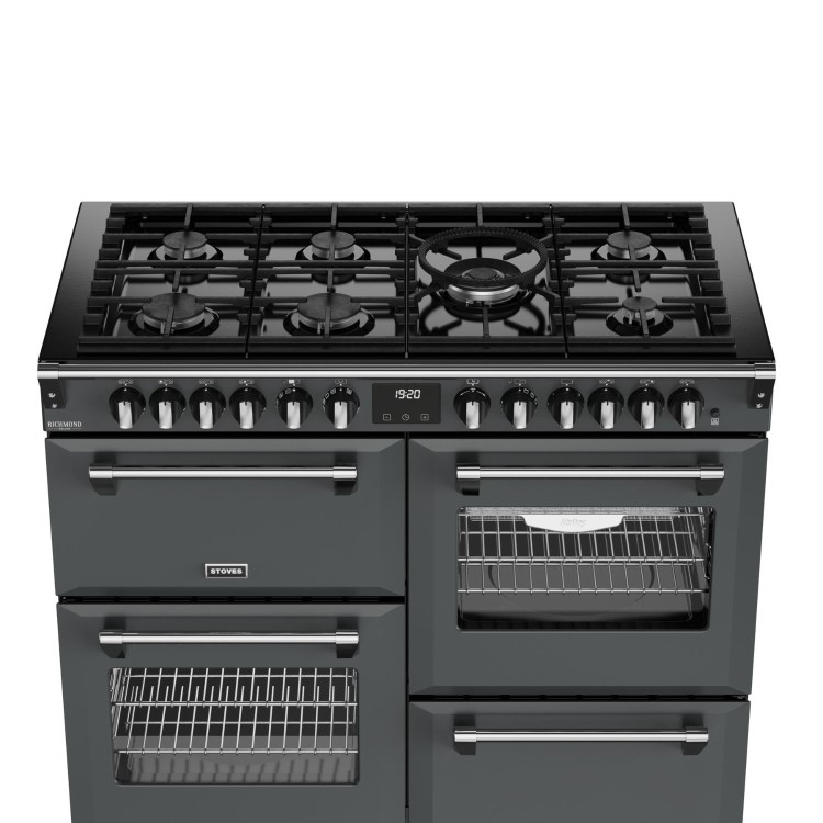 Stoves Richmond DX 110cm Dual Fuel Range Cooker - Anthracite Grey