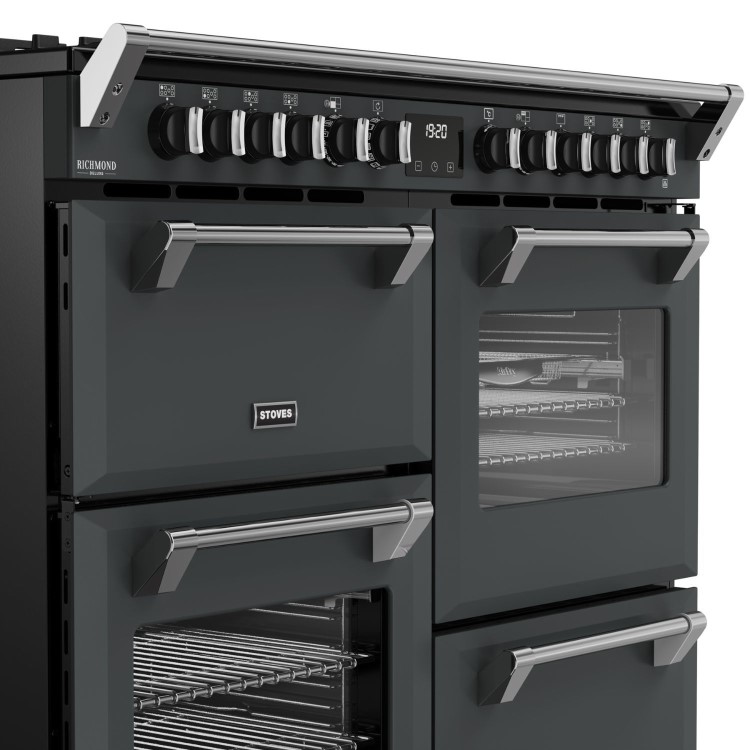 Stoves Richmond DX 110cm Dual Fuel Range Cooker - Anthracite Grey