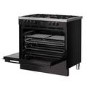 Belling Vision Single Cavity 90cm Dual Fuel Range Cooker - Black