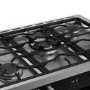 Belling Vision Single Cavity 90cm Dual Fuel Range Cooker - Black & Silver Steel