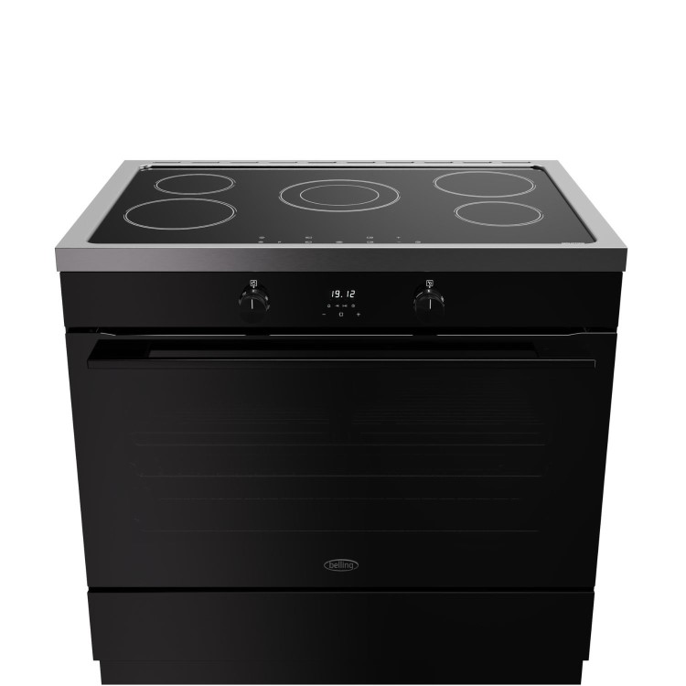Belling Vision Single Cavity 90cm Electric Range Cooker - Black